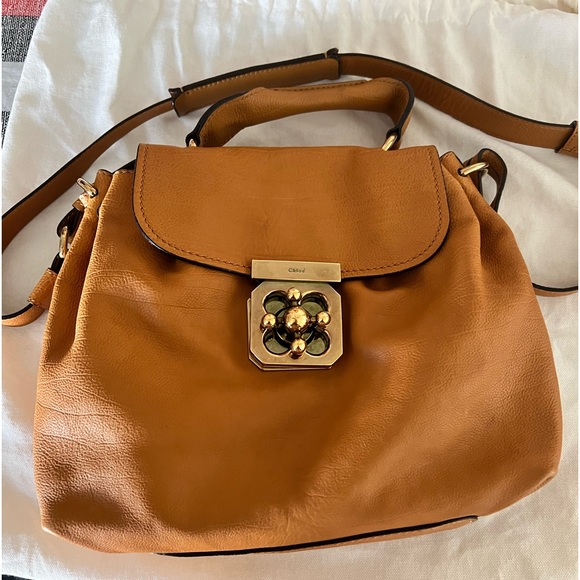 Chloé bag. 3 way , hand , crossbody, shoulder bag with gold hardware. - Picture 2 of 8